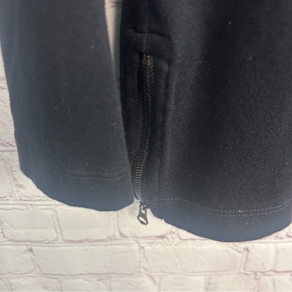 Marine Layer Polly side zipper neutral black cotton modal blouse size XS capsule - Picture 4 of 7
